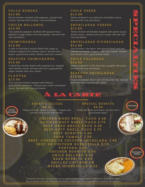 Our Menu – CASA TEQUILA