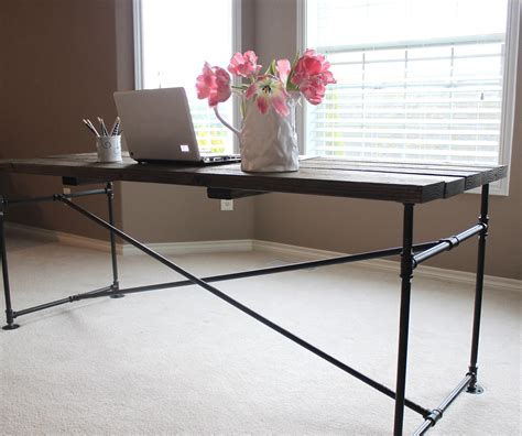 Industrial Pipe Desk – Just Like Playing House