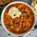 Crockpot Lasagna Soup - Slow Cooker Meals