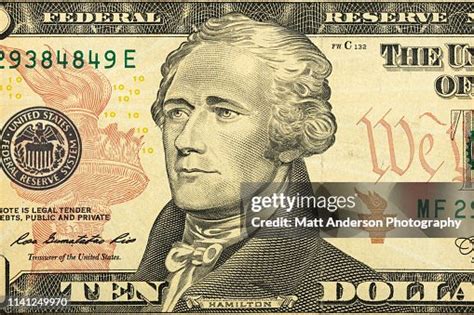 Us Currency Ten Dollar Bill Close Up View High-Res Stock Photo - Getty Images