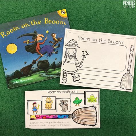 Room on the Broom Sequencing Freebie for Halloween - Pencils to Pigtails