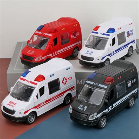 Educational Toys For Kids Urgent Ambulance Police Car Fire Truck Can ...