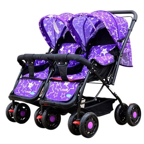 New Arrival Twin Stroller Pushchair Infant Boys and Girls Kids Baby Stroller for Twins Prams ...