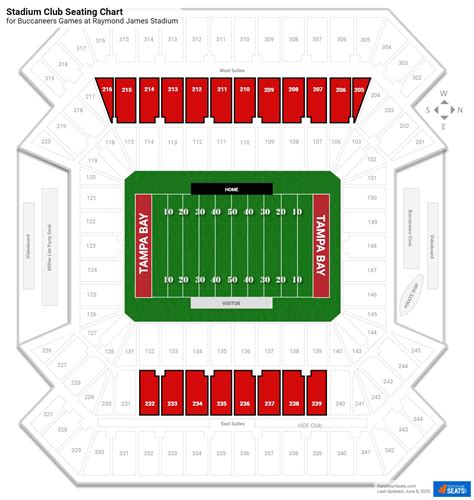 Raymond James Stadium Seating Chart With Seat Numbers And Rows