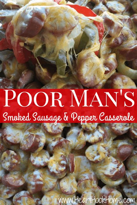 Poor Man's Smoked Sausage Casserole (Inexpensive and Delish)