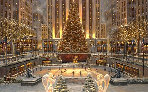 Times Square Christmas Tree Wallpapers - Wallpaper Cave