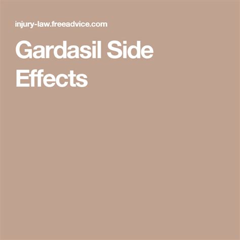 Gardasil side effects years later - jordpedia