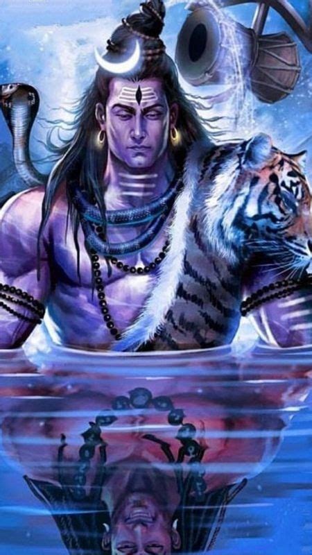 Rudra Shiva - Blue Theme - Lord Shiva Wallpaper Download | MobCup