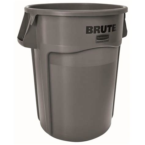 Rubbermaid Commercial Products Brute 44 Gal. Grey Round Vented Trash ...