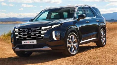 2022 Hyundai Palisade Redesign Previewed In Unofficial Renderings