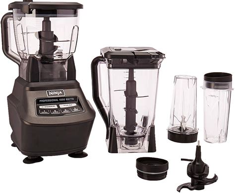 メールにて Ninja BL770 Mega Kitchen System， 1500W， 4 Functions for Smoothies， Processing， Dough ...