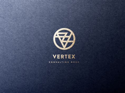 Vertex Logo Design by Itzhar Cips on Dribbble