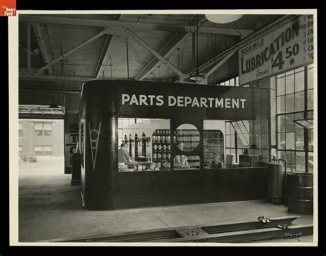 Parts Department at Russ Dawson Ford Dealership, Highland Park ...