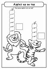 Ten Apples Up On Top  5 Free PDF Printables Printablee Preschool sketch template