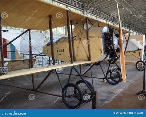 Antique Military Airplane on Display Royal Museum of Armed for ...