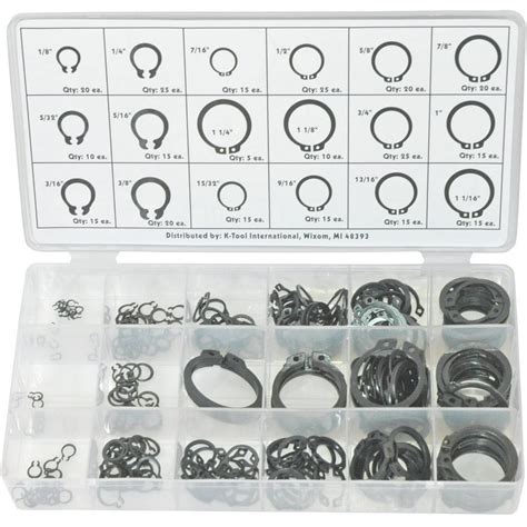 Snap Ring Assortment, 300-Piece - Walmart.com - Walmart.com