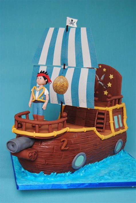 (Jake and the Neverland) Pirate Ship Cake ... - Cake by - CakesDecor