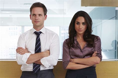 Meghan Markle Poses in Behind the Scenes Images from 'Suits'