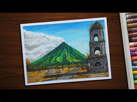 Taal Volcano Drawing