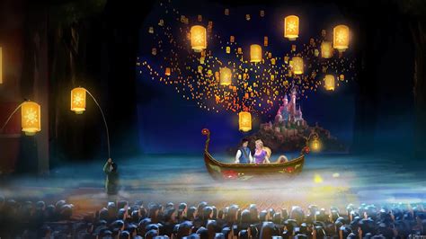 Tangled Background Lanterns