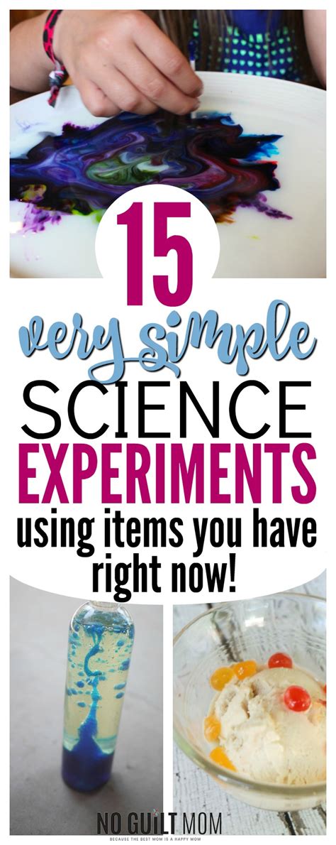 15 Very Simple Science Experiments (Using What You Already Have at Home ...