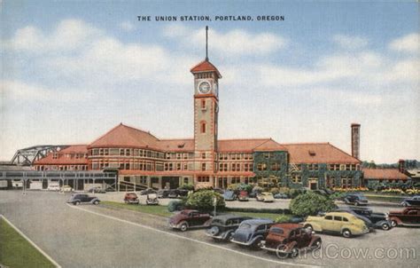 Union Station Portland, OR Postcard