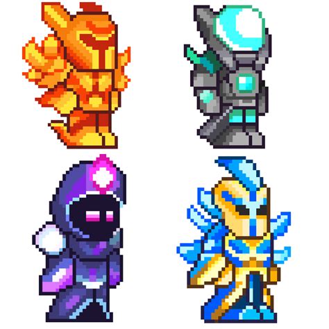 The 4 Endgame armor sets : r/Terraria