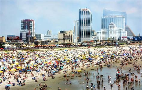 Atlantic City Beach Photograph by John Loreaux - Fine Art America