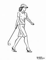 Golf Coloring Pages Free Printable PDFs  Invite Creativity sketch template