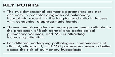 Prenatal diagnosis of pulmonary hypoplasia : Current Opinion in ...