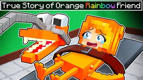 True Story of ORANGE RAINBOW FRIEND in Minecraft! Chords - Chordify