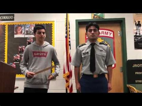 How to wear the Army JROTC Male Class B Uniform (w/ and w/out ...