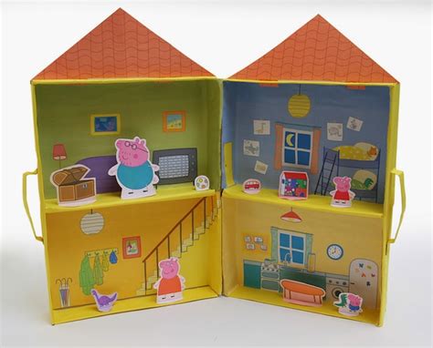 Peppa Pig Free Printable Puppet Playhouse. - Oh My Fiesta! in english