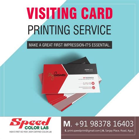 Visiting Card Printing Service MAKE A GREAT FIRST IMPRESSION-IT'S ...