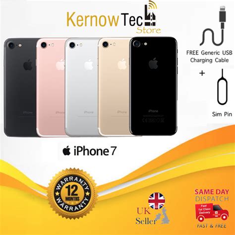 Apple iPhone 7 - Unlocked - Kernow Techstore Refurbished Device