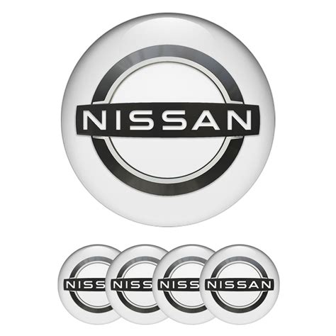 Nissan Emblems for Wheel Center Caps White | Wheel Emblems | Stickers ...