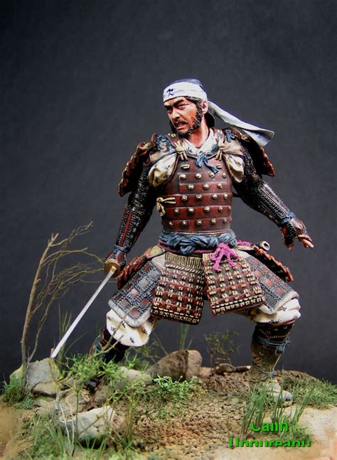 Ronin Samurai 90mm painted by Calin Ungureanu