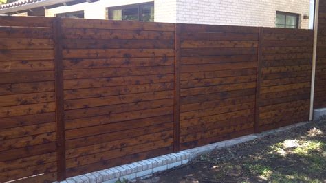 Fencing And Retainer Walls Privacy Fence Designs Dark Walnut Stain ...