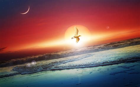 Sun Moon Wallpapers HD Backgrounds