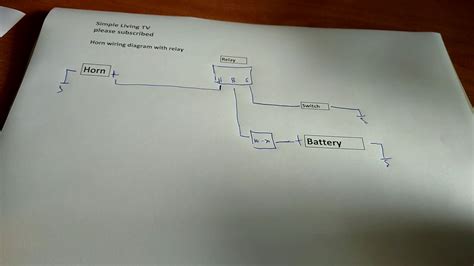 Horn Wiring Diagram With Relay