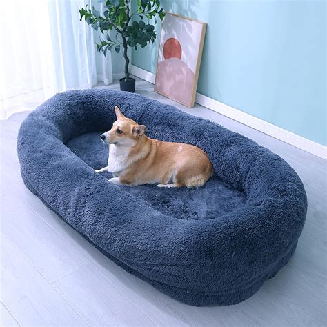 Amazon.com : Human Dog Bed, 75"x48"x14" Giant Dog Bed for Human, Washable Human Size Dog Bed for ...