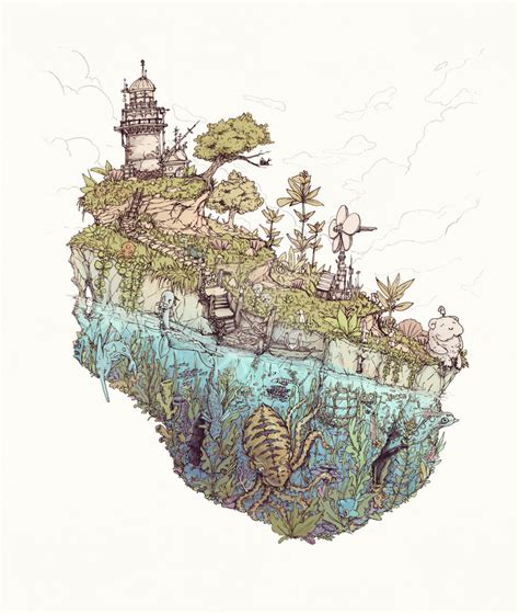 Path to the Lighthouse by BenGeigerArt on DeviantArt