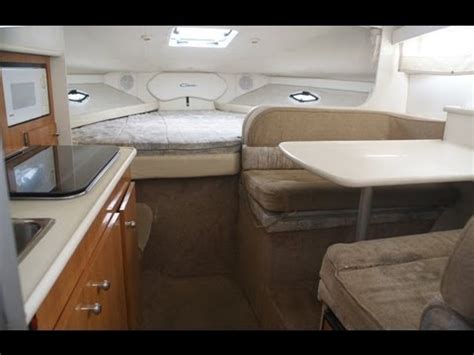 Bayliner 2855 Cabin Cruiser Interior Video by South Mountain Yachts (949) 842-2344 - YouTube