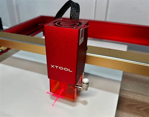 xTool D1 Pro Laser Engraving and Cutting Machine review - Shiny, red ...