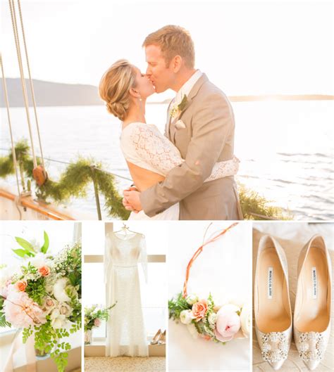 Angela & Tom |Belligham Wedding | The Schooner Zodiac Sailboat ...