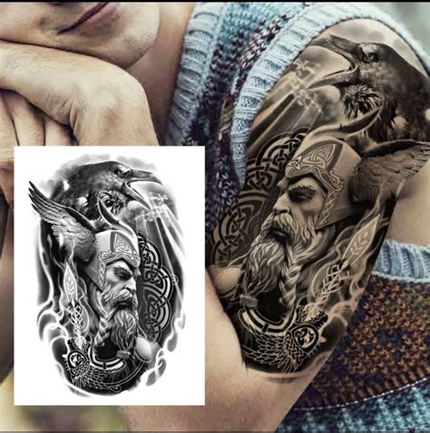 Viking Nordic Tattoo Scandinavian Tattoo Warrior Tattoo 20 - Etsy