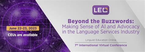 LEO 7th Conference for Interpreters and Translators - Linguist Education Online