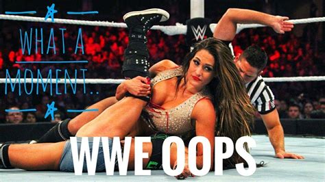 WWE Women Wrestler Oops Moments. - YouTube