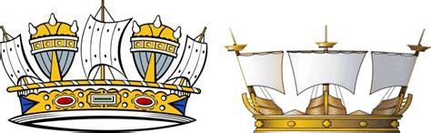 Naval crown/coronet | Heraldry, Coronet, Crest