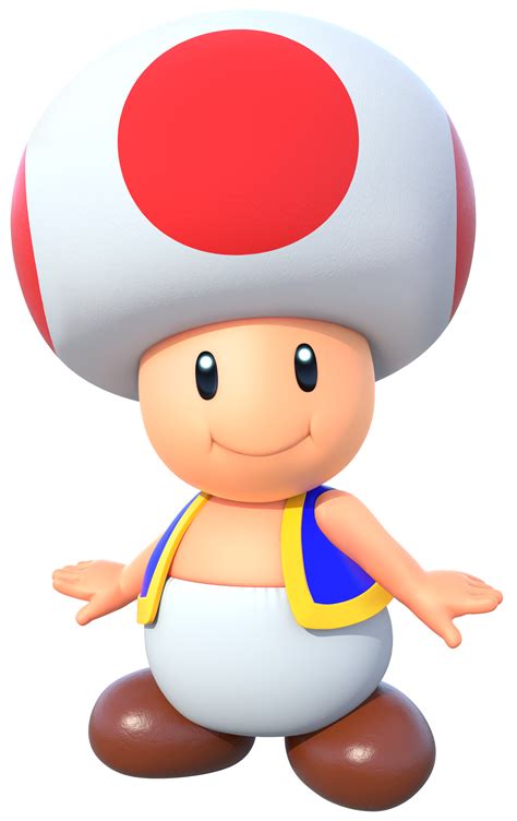 Toad from Super Mario – Game Art | Game-Art-HQ